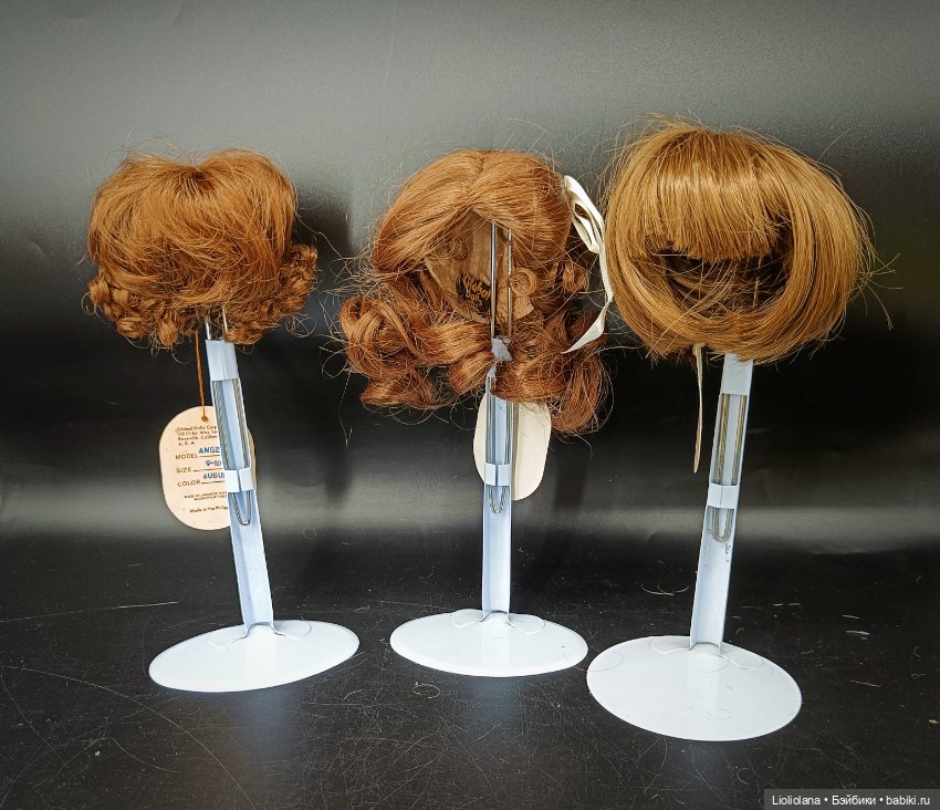 Винтажные парики для кукол Размер 9"-10" (фото 9)