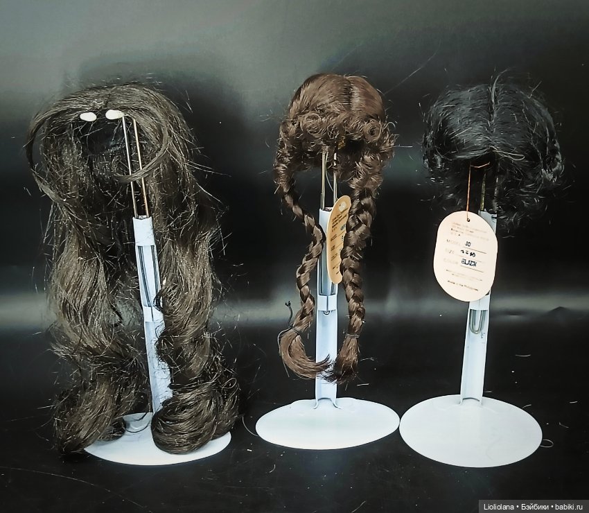 Винтажные парики для кукол Размер 9"-10" (фото 7)