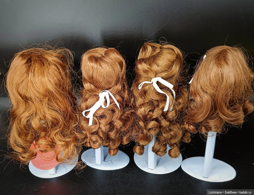 Винтажные парики для кукол Размер 10"-11" (фото 4)