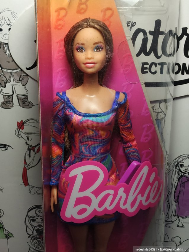 Барби Фашионистас 206 с веснушками и родинками (2) (фото 2)
