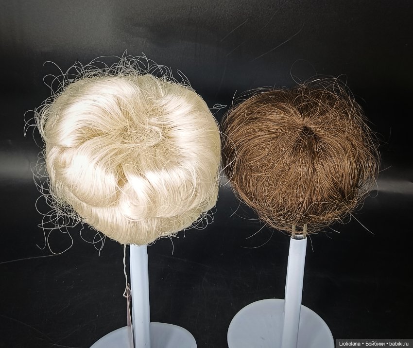 Винтажные парики для кукол. Размер 12"-13" (фото 6)