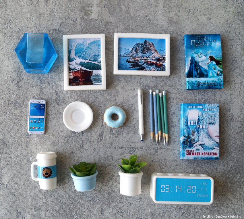 Настольный набор №2 масштаб 1:6 (фото 4)