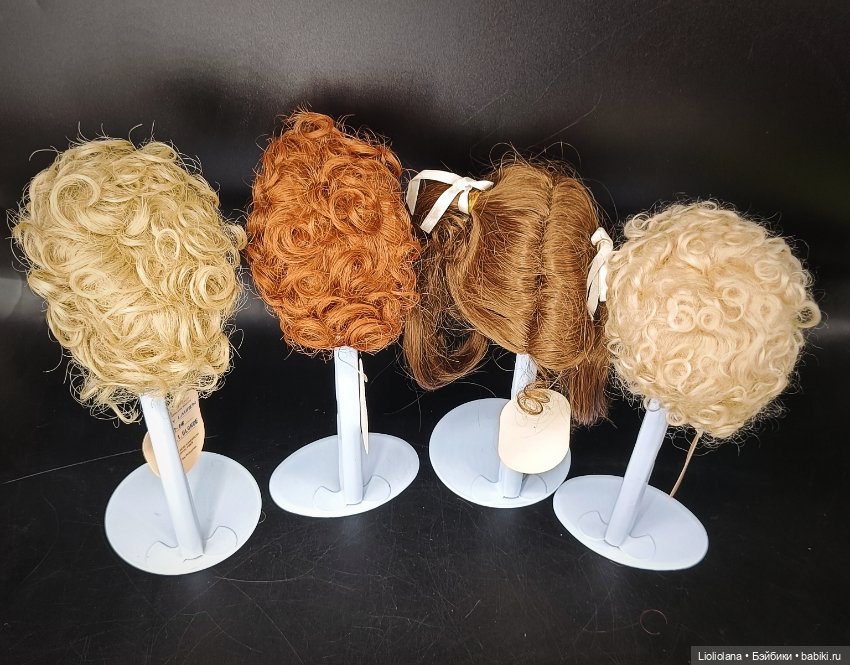 Винтажные парики для кукол Размер 13"-14" (фото 4)