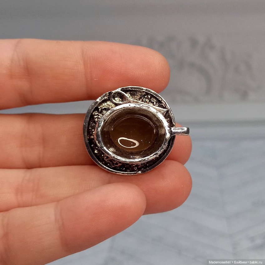 Чашка кофе — Миниатюра для кукол