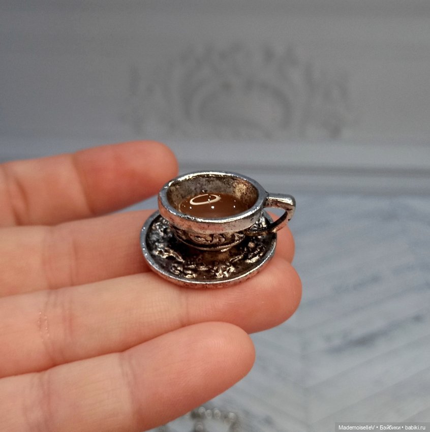 Чашка кофе — Миниатюра для кукол (фото 6)