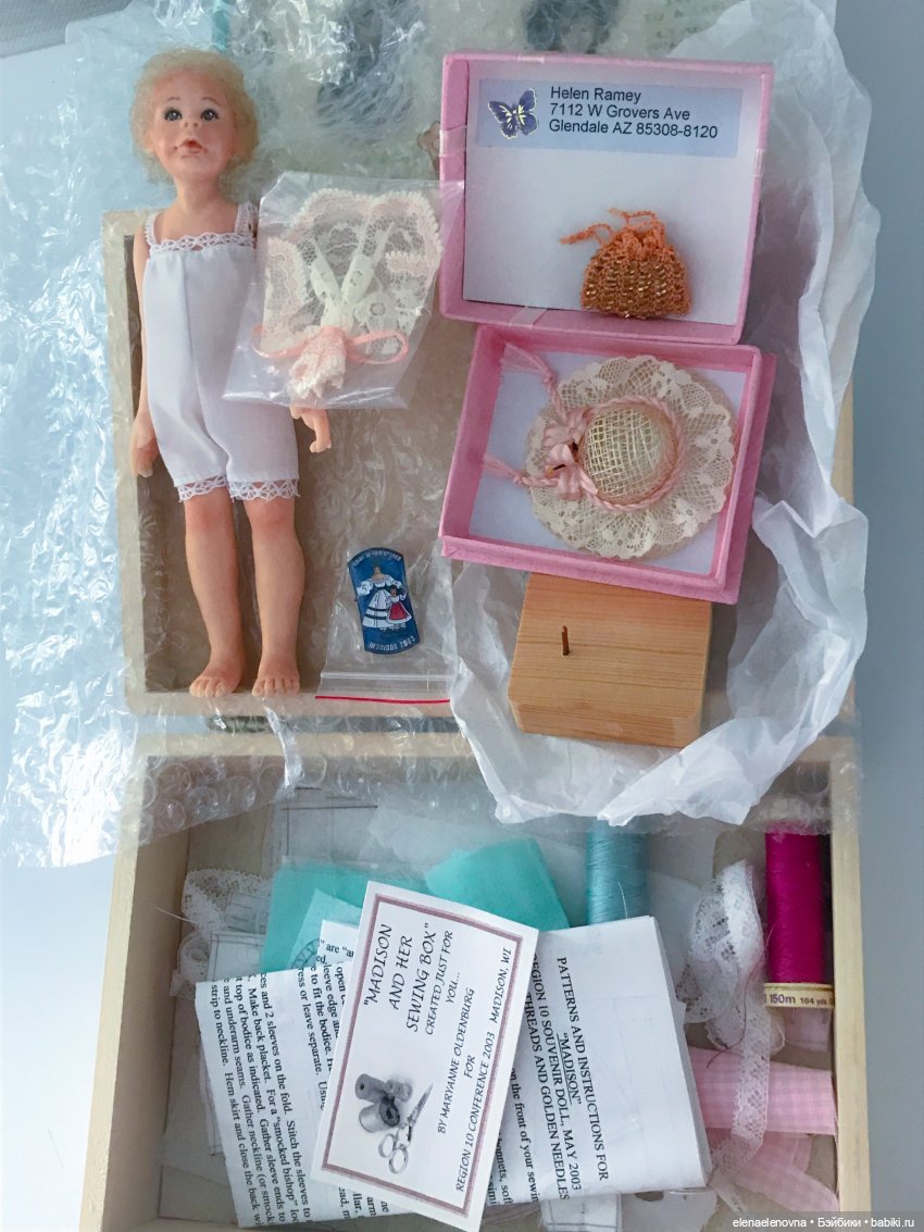Maryanne Oldenburg, Madison and her sewing box (Мэдисон и ее швейная коробка) (фото 6)