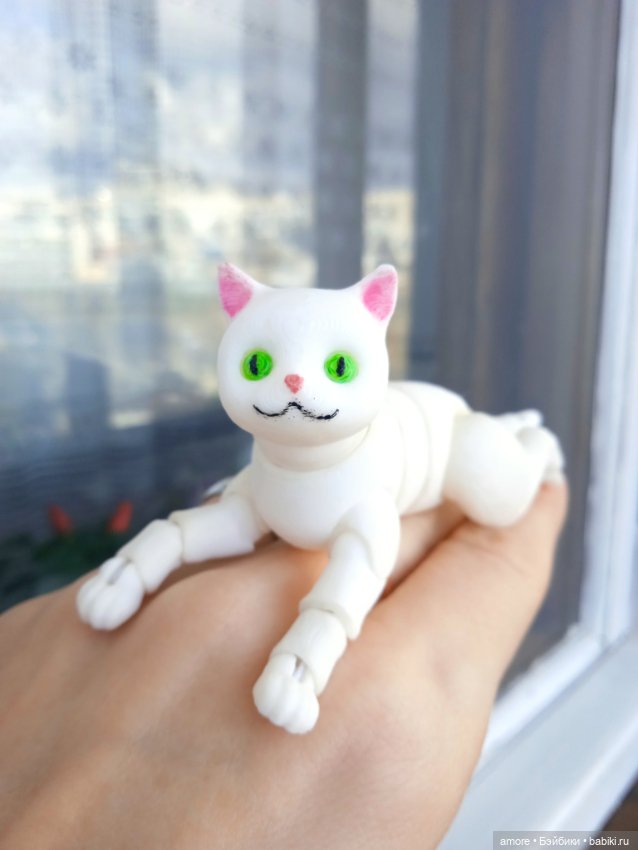 Шарнирный котик — Авторские игрушки (фото 4)