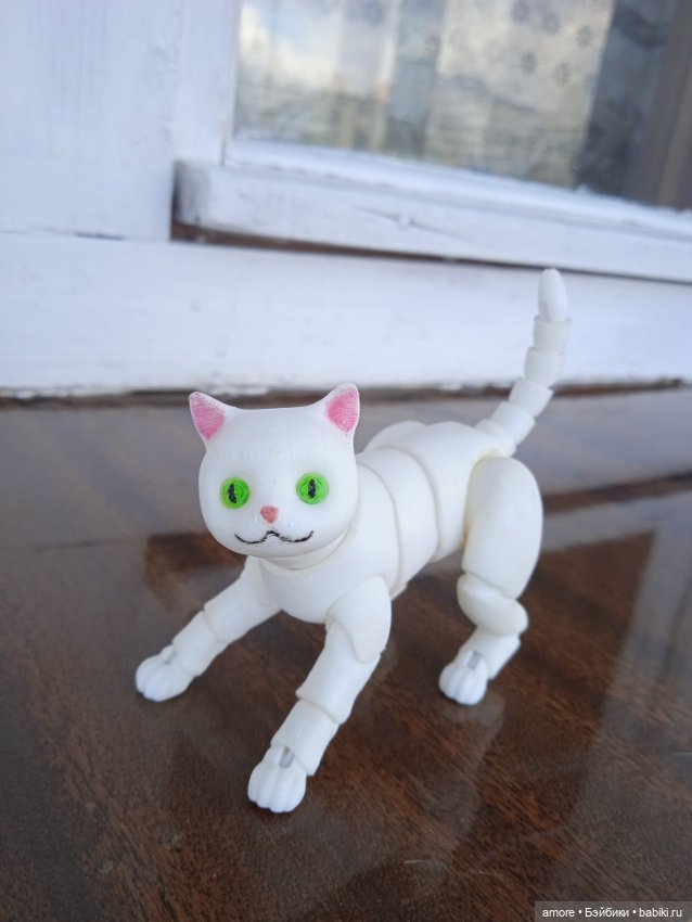 Шарнирный котик — Авторские игрушки (фото 8)