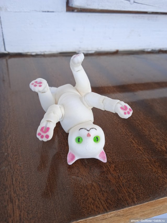 Шарнирный котик — Авторские игрушки (фото 7)
