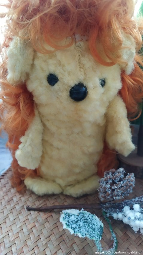 Лот старинных милых игрушек собачка и ежик (фото 2)