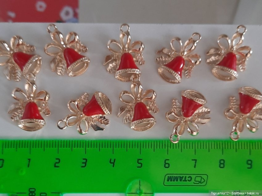 Подвески колокольчики — Миниатюра для кукол (фото 7)
