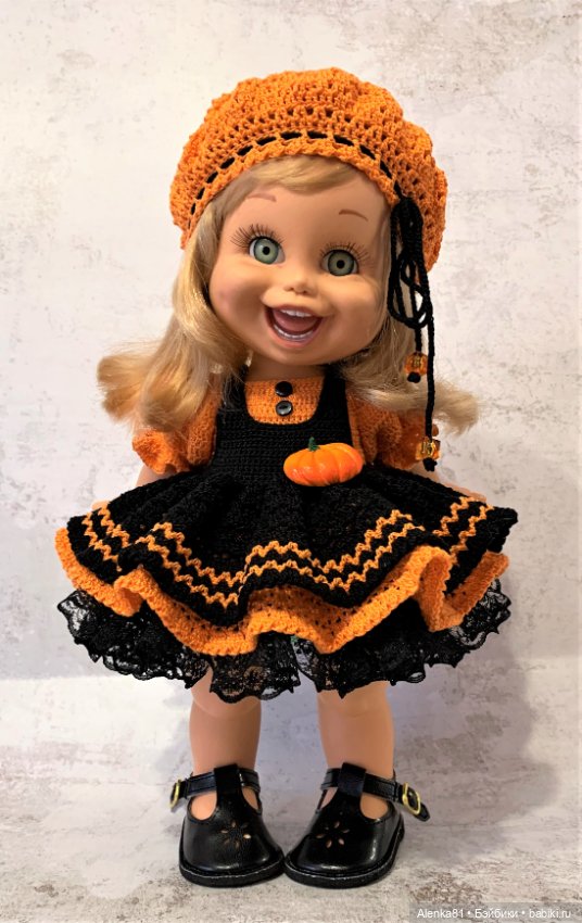 PDF Мастер-Класс по вязанию крючком "КОНФЕТКА- BF" для кукол Galoob Baby Face