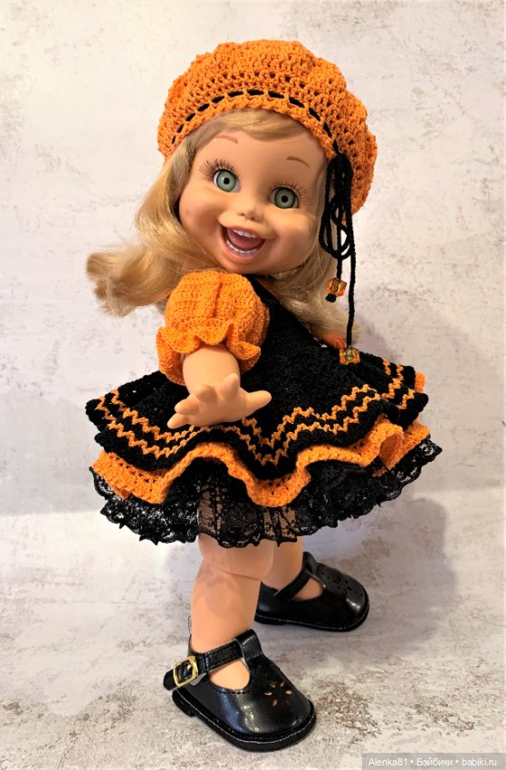 PDF Мастер-Класс по вязанию крючком "КОНФЕТКА- BF" для кукол Galoob Baby Face (фото 2)