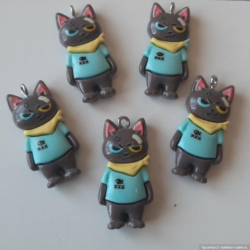 Подвески котики #1 — Миниатюра для кукол (фото 2)