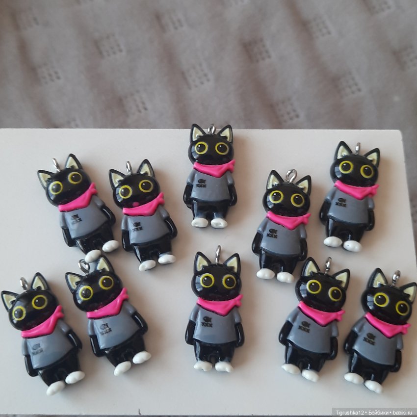 Подвески котики #2 — Миниатюра для кукол (фото 4)