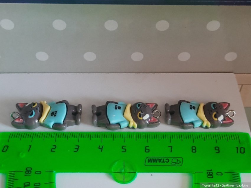 Подвески котики #1 — Миниатюра для кукол (фото 6)