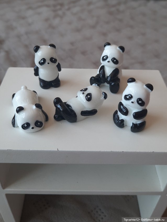 Пандочки лотом — Миниатюра для кукол (фото 3)