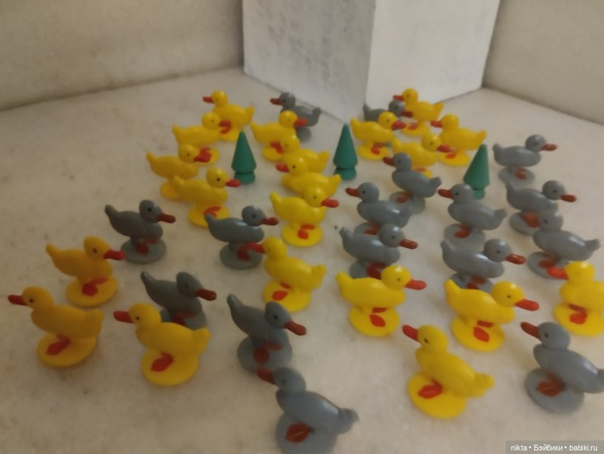 Игрушка СССР Счетный материал Утята и елочки (фото 4)