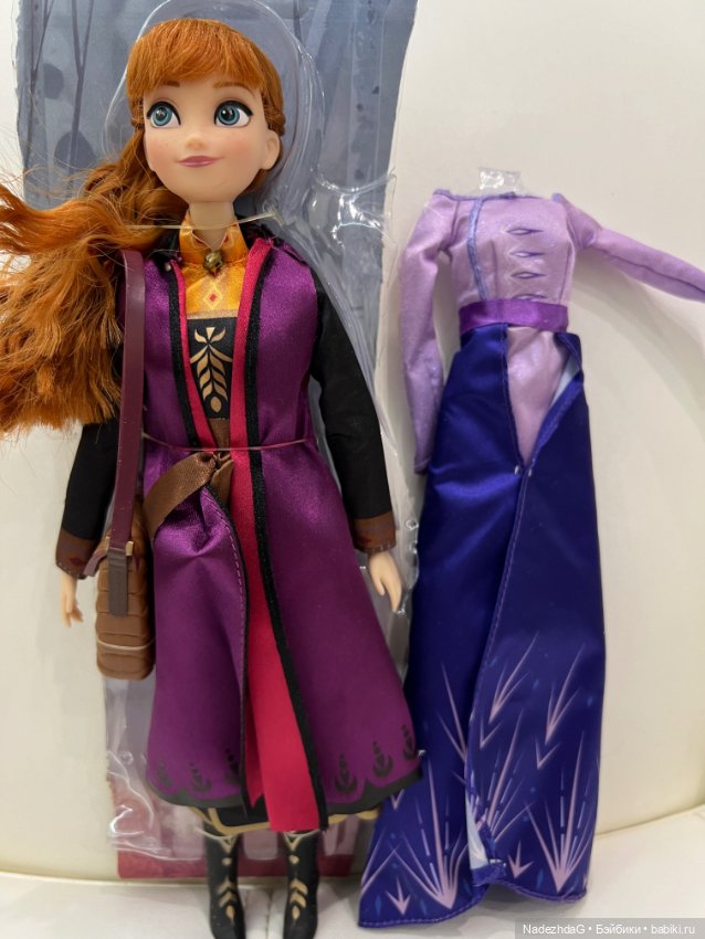 Анна из большого набора Холодное Сердце с доп. аутфитом (фото 9)
