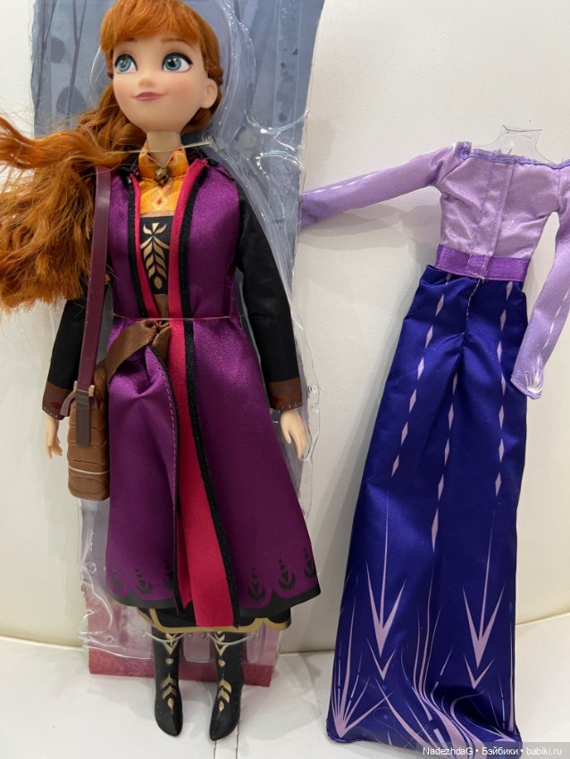 Анна из большого набора Холодное Сердце с доп. аутфитом (фото 6)