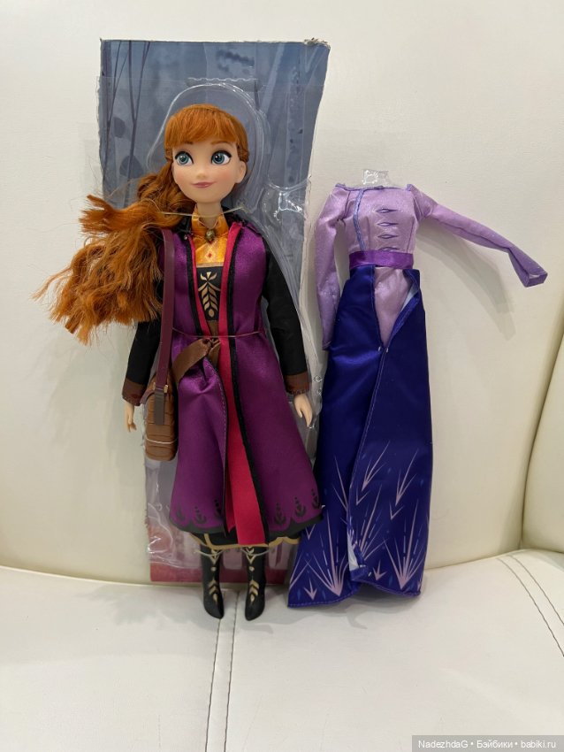 Анна из большого набора Холодное Сердце с доп. аутфитом (фото 10)