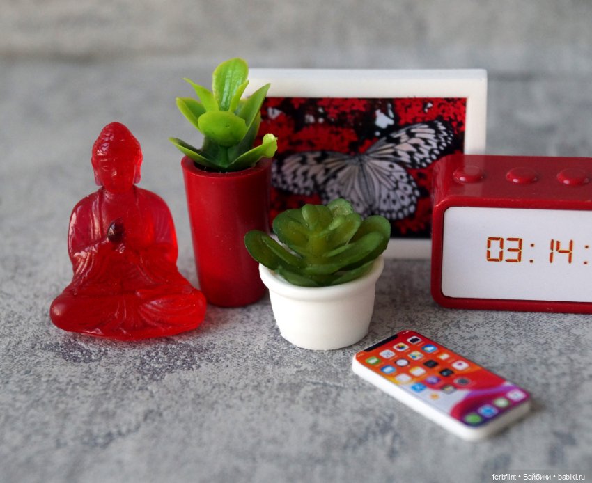 Настольный набор №3 масштаб 1:6 (фото 2)