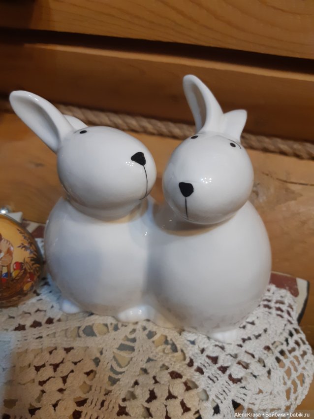 Зайчики — Статуэтки (фото 4)