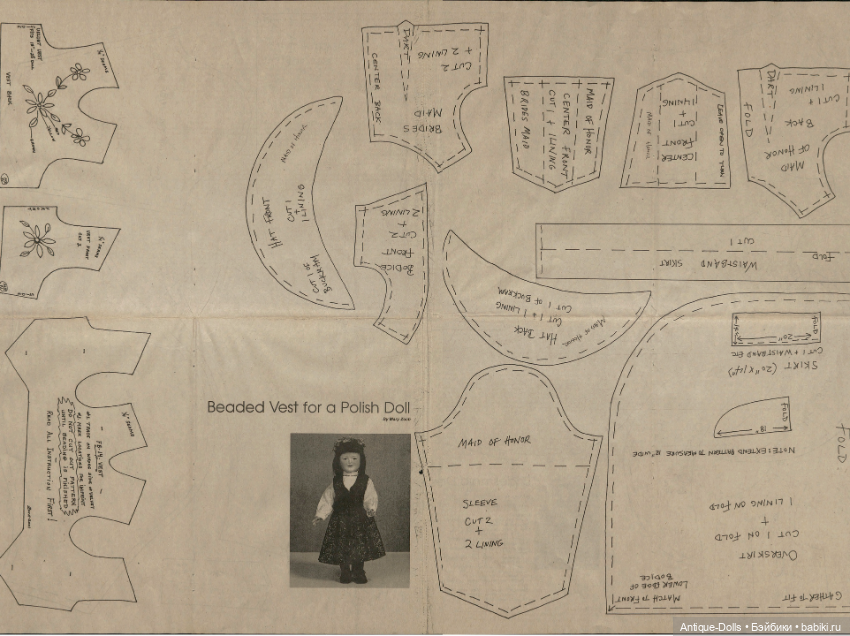 Журнал с выкройками одежды Doll Costuming 2003 v.3