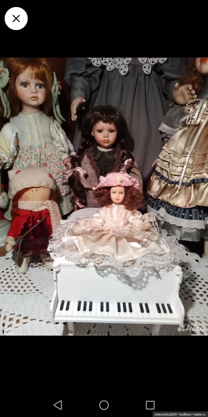 Куколка с роялем — Фарфоровые куклы (фото 5)
