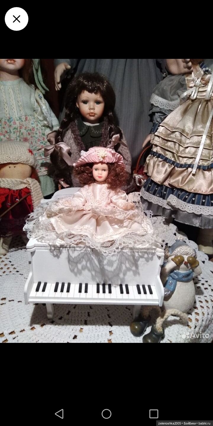 Куколка с роялем — Фарфоровые куклы (фото 7)