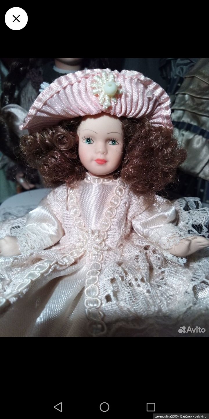 Куколка с роялем — Фарфоровые куклы