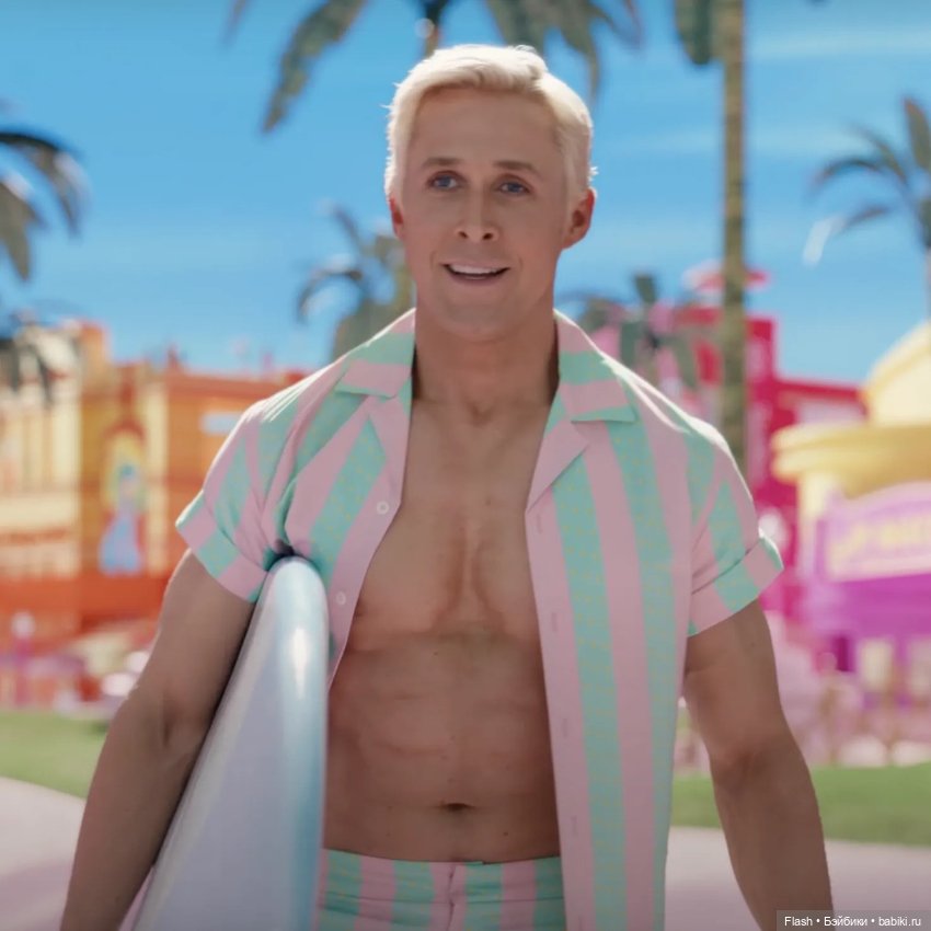 Кен Райан Гослинг Barbie the Movie Ken Сёрфер НРФБ (фото 3)
