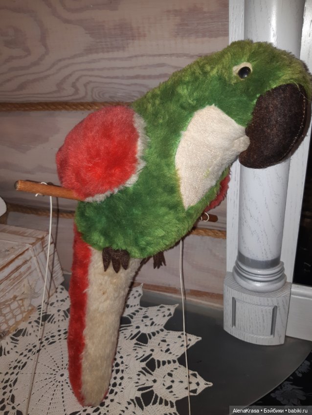 Попугай Германия — Винтажные куклы и игрушки детства (фото 2)