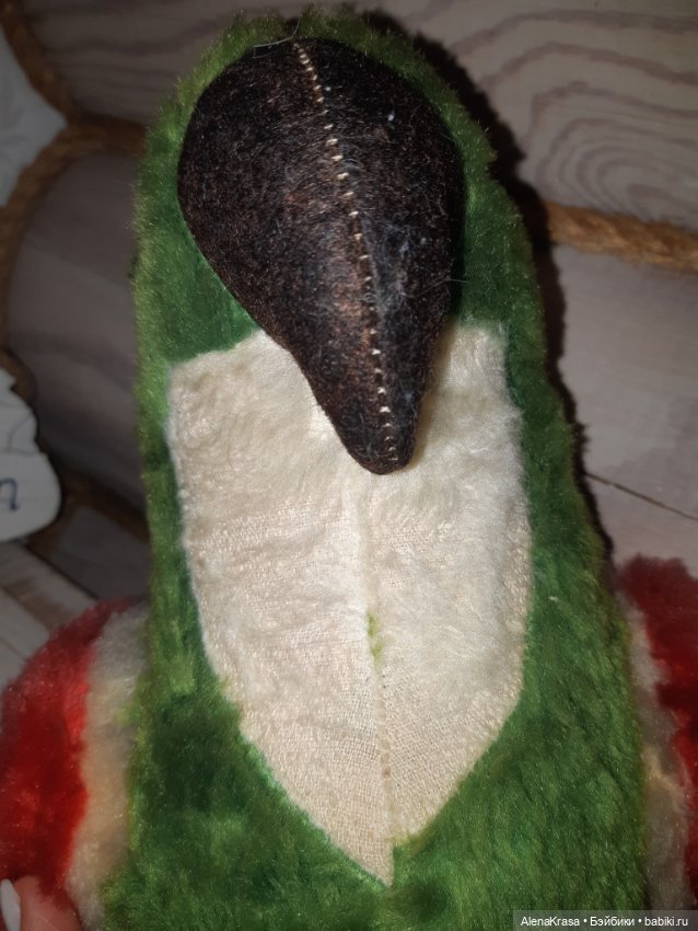 Попугай Германия — Винтажные куклы и игрушки детства