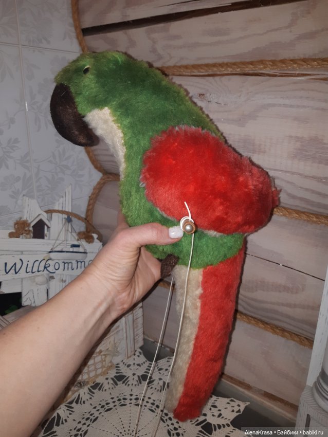 Попугай Германия — Винтажные куклы и игрушки детства (фото 4)