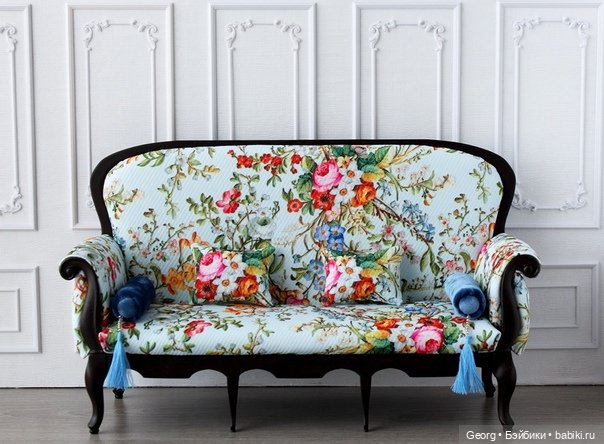 Диван для кукол — Кукольная мебель (фото 2)