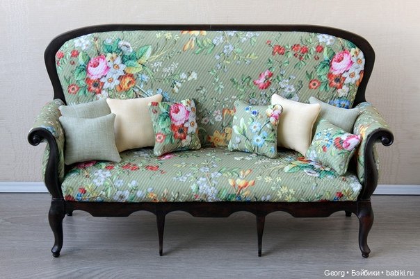 Диван для кукол — Кукольная мебель (фото 7)