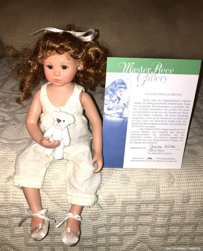 Катрина с мишкой от Gabriele Muller 2006 (фото 7)