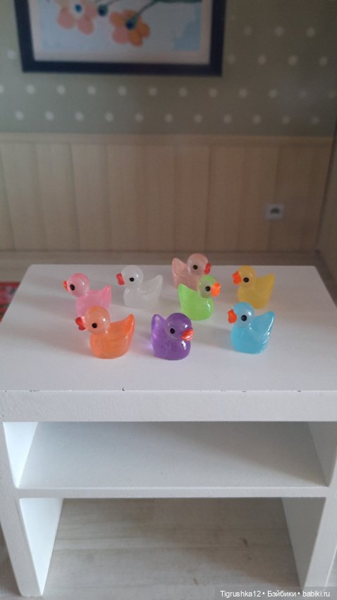 Уточки светятся — Миниатюра для кукол (фото 2)