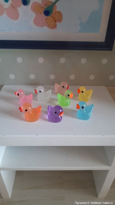 Уточки светятся — Миниатюра для кукол (фото 5)