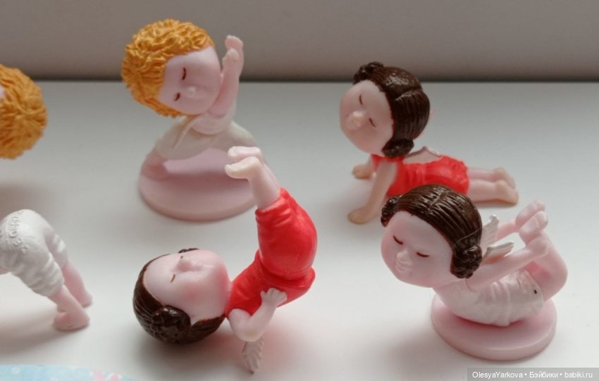 Ангелочки Гапчинской серия позы йога киндер сюрприз