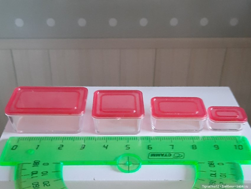 Набор контейнеров #2 — Миниатюра для кукол (фото 4)