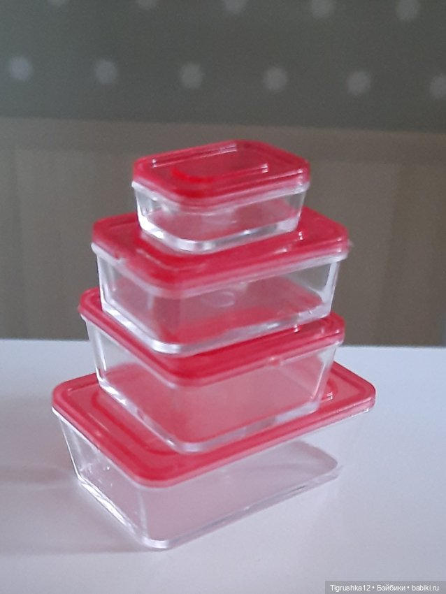 Набор контейнеров #2 — Миниатюра для кукол (фото 2)