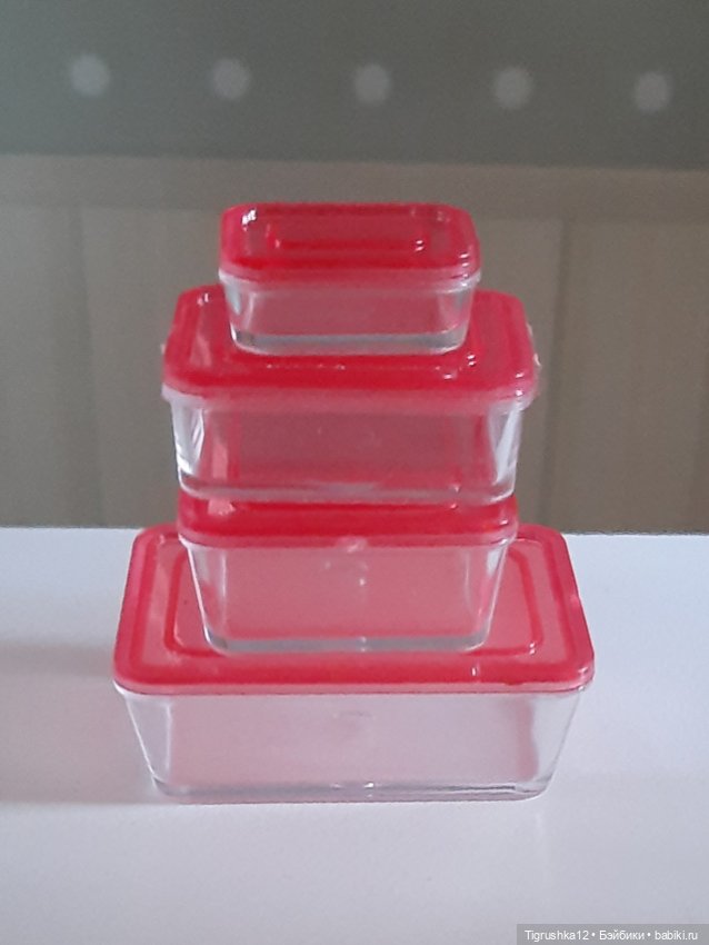 Набор контейнеров #2 — Миниатюра для кукол