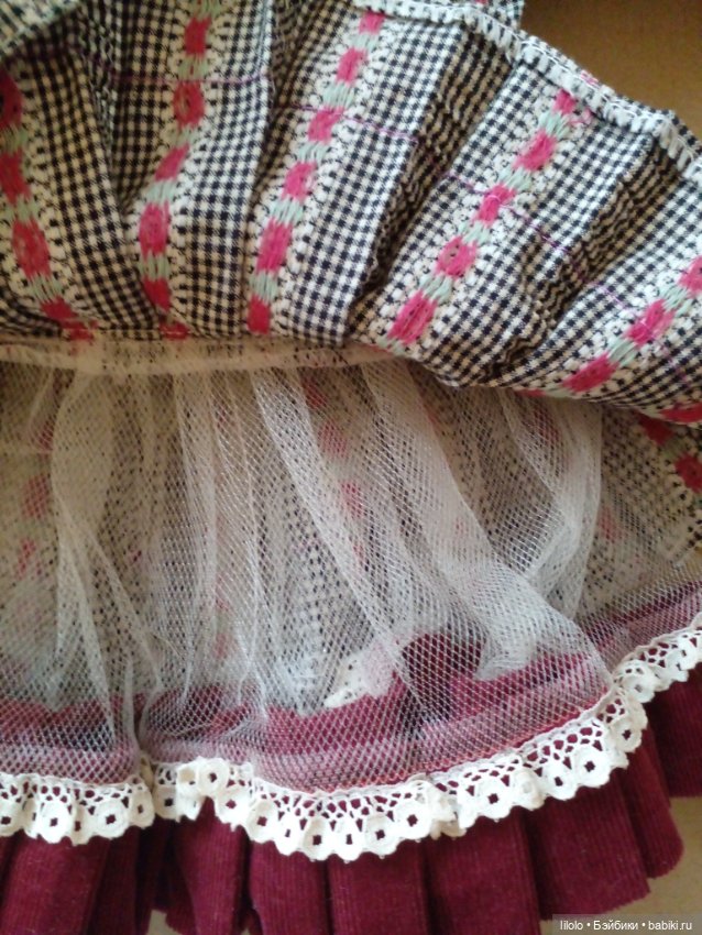 Платье для винтажной куклы (фото 3)