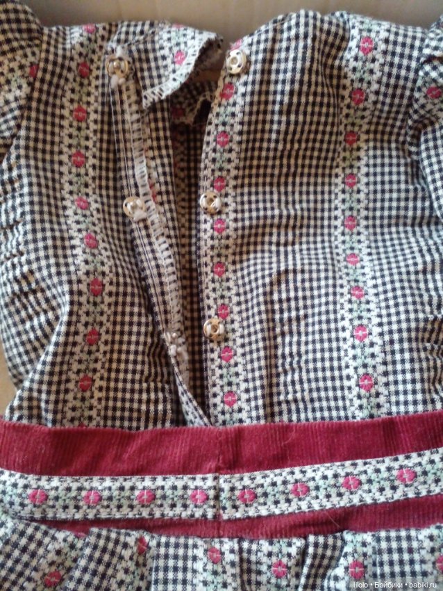 Платье для винтажной куклы (фото 4)