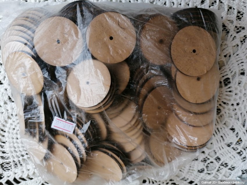 Диски для кукол и тедди Фанера и МДФ