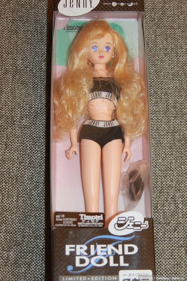 Винтажная подружка Дженни Тимотей компании Такара