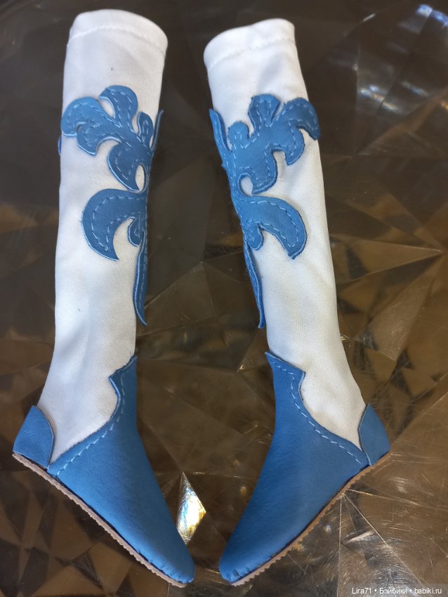 Сапожки в русском стиле на стопу 5 см (фото 4)