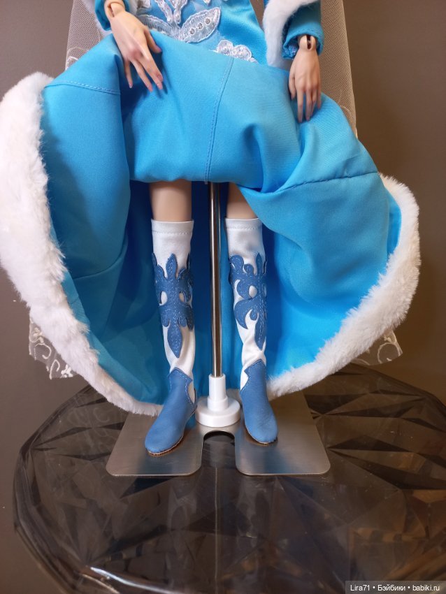 Сапожки в русском стиле на стопу 5 см (фото 5)